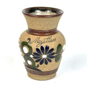 Mazatlan Mexico Sandstone Vase 3 7/8”